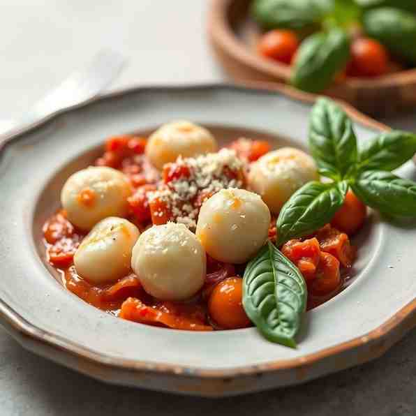 Fluffy Gluten Free Potato Gnocchi - Sorrentina